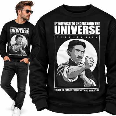 BLUZA ŚMIESZNA  NICOLA TESLA